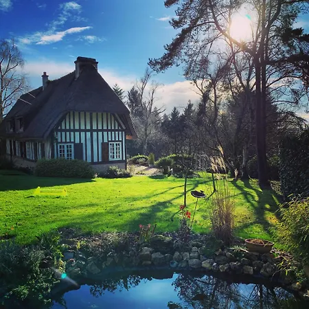 Veritable Chaumiere Normande Familiale Proche Bourg - Sauna - Fitness Le Breuil-en-Auge