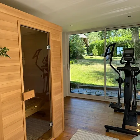 Villa Chaumiere Proche Deauville - Sauna Et Fitness - Parc De 7000m2 Le Breuil-en-Auge