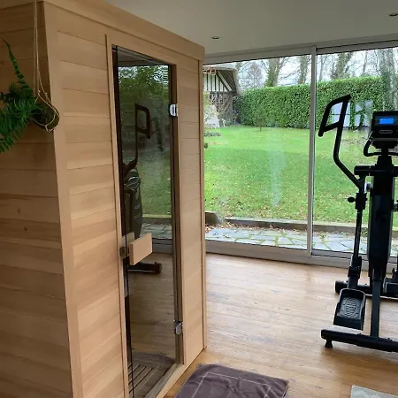 Villa Chaumiere Proche Deauville - Sauna Et Fitness - Parc De 7000m2 Le Breuil-en-Auge